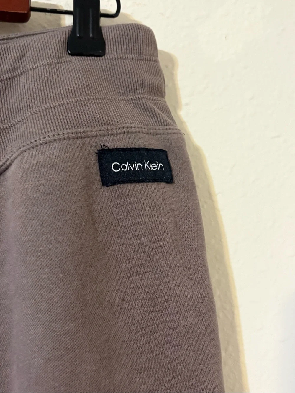 Calvin Klein Performance Taupe Drawstring Joggers